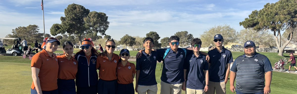 Day ☝🏻 of the District 2-4A Golf Tournament at Horizon Golf and Conference Center. Let’s get after it! #riverside4ever