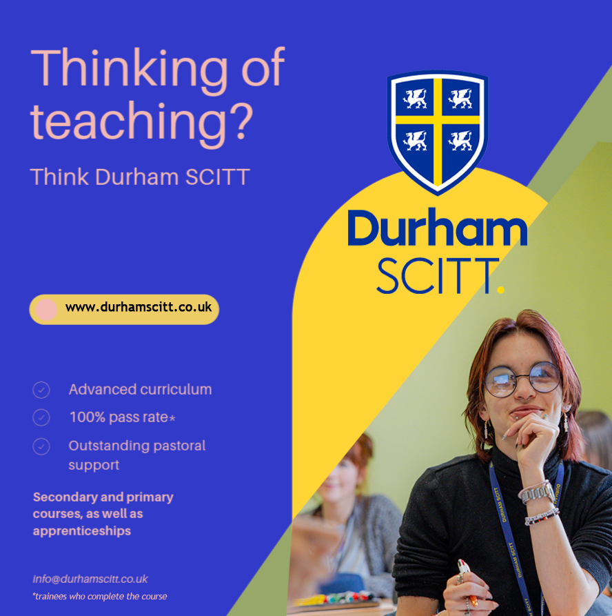 Durham SCITT (@durhamscitt) on Twitter photo Get in touch to find out more about our Open Afternoon and how to book a place.
email: info@durhamscitt.co.uk
Telephone: 01325 308918
durhamscitt.co.uk Get in touch to find out more about our Open Afternoon and how to book a place.
email: info@durhamscitt.co.uk
Telephone: 01325 308918
durhamscitt.co.uk