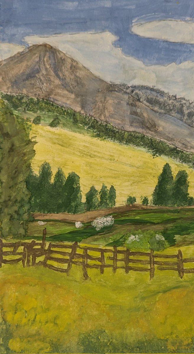 Some beautiful Year 7 pieces this week. These are originals painted from Photographs and we are just so impressed 🎨🖌️ #Watercolour #Landscape #Painting