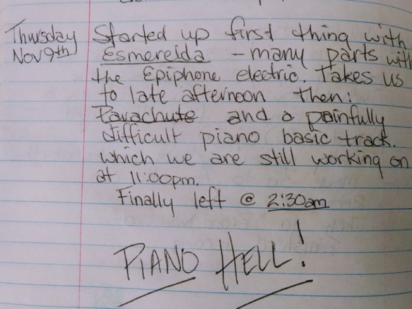 Something Happens (@thehappens1) on Twitter photo 2025 is the 35th Anniversary of “Stuck Together With God’s Glue” so here is Assistant Engineer, <a href="/GinaImmelCraven/">Gina Craven 🦉</a> diary for Parachute day. <a href="/EStasium/">Ed Stasium</a> tried burning $20 bills to appease the piano gods - didn’t work. Join us for this & other cautionary tales in <a href="/whelanslive/">Whelan's</a> June 14 2025 is the 35th Anniversary of “Stuck Together With God’s Glue” so here is Assistant Engineer, <a href="/GinaImmelCraven/">Gina Craven 🦉</a> diary for Parachute day. <a href="/EStasium/">Ed Stasium</a> tried burning $20 bills to appease the piano gods - didn’t work. Join us for this & other cautionary tales in <a href="/whelanslive/">Whelan's</a> June 14