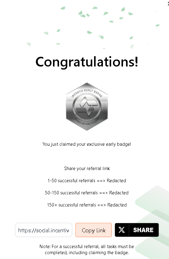 DexterMisel's tweet photo. 🚀 Quest Complete! Just conquered the @Incentiv_net 
 Testnet &amp; secured my Badge! 🎖️🔥

Web3 is evolving, and I’m here for it! Who’s ready to take on the next challenge? Let’s build the future together! 🌍✨

#IncentivTestnet #Web3Warrior 
💻Join: https://t.co/DFLCFQNvAF https://t.co/1Lv0ZSn96Q