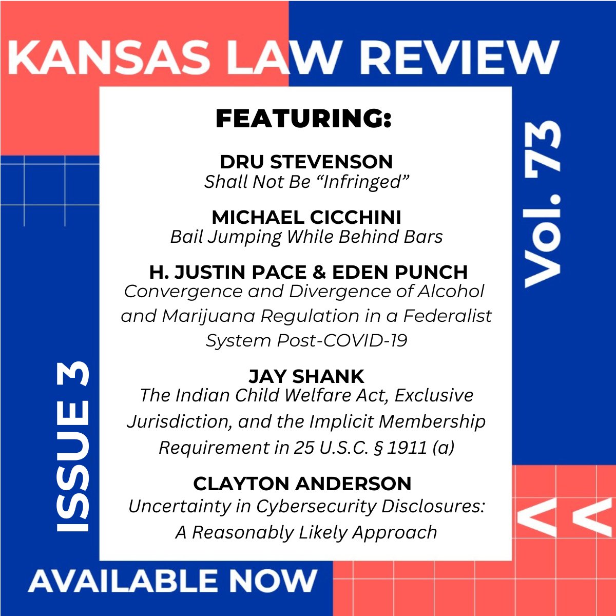Kansas Law Review tweet media