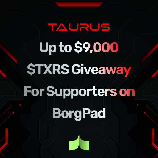 TaurusAI_'s tweet image. An exclusive giveaway for @BorgPadHQ pledgers

Taurus AI is rewarding early DeFAI believers. Up to $9,000 in $TXRS is up for grabs

✔️ Pledge $300+ via @BorgPadHQ
✔️ Join the public raise
✔️ Hold $TXRS until the raffle (3 weeks post-TGE)

More pledgers, bigger rewards
