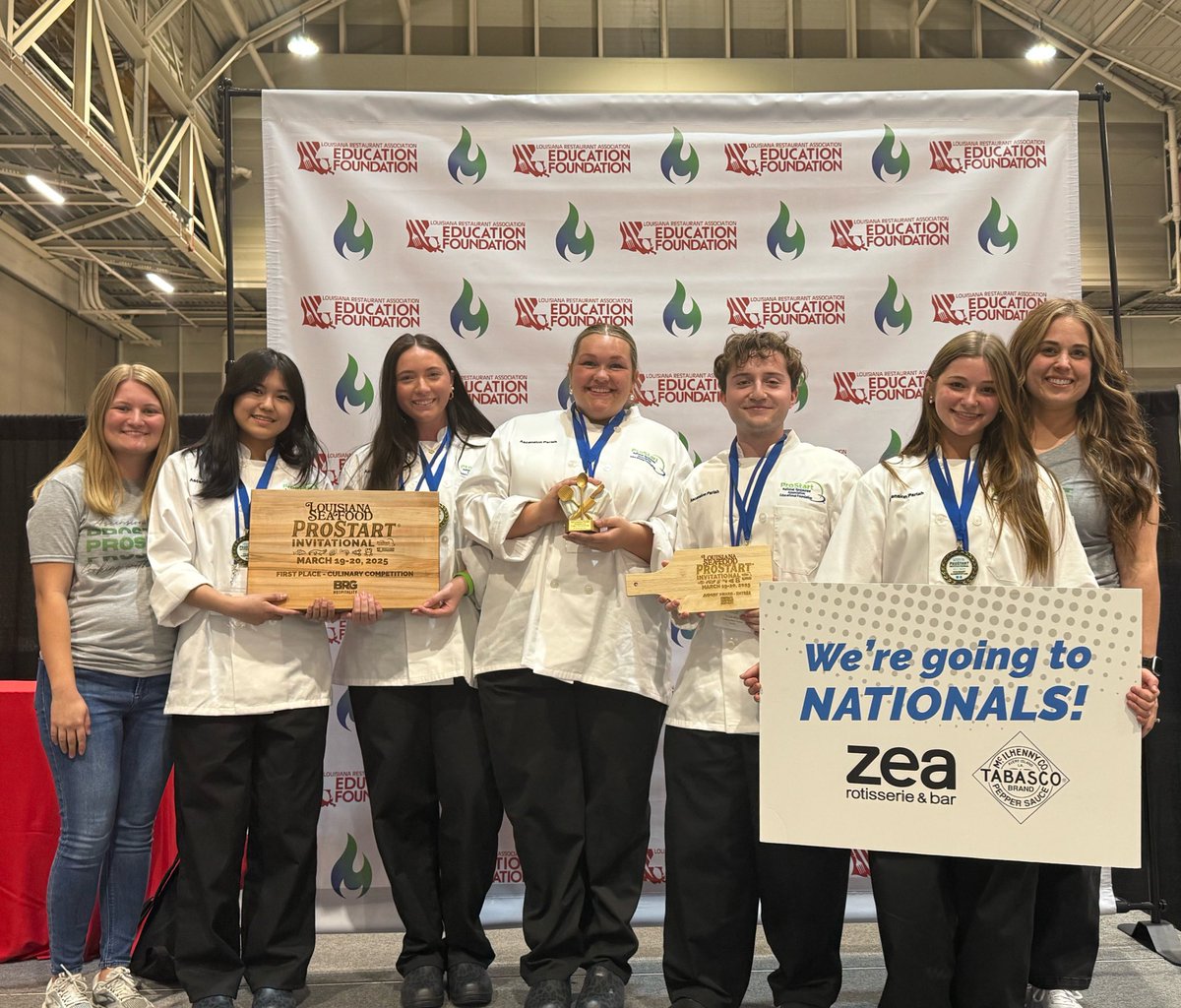 Chef Jana Billiot at the 2025 ProStart Invitational in New Orleans,LA
Congratulations Ascension Parish and all the other Participating High Schools!