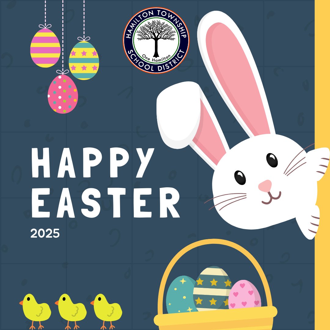 WeAreHTSD (@wearehtsd) on Twitter photo 📣 TODAY in Hamilton!
Happy Easter! 🐣 🌷 🐰
#HTSD #HTSDpride
<a href="/ScottRRocco/">Scott Rocco, Ed.D.</a> <a href="/HTSDSecondary/">Jim Altobello Ed.D.</a> <a href="/HTSD_HR/">@HTSD_HR</a> <a href="/HTSD_Tech/">HTSD Technology Department</a> <a href="/HTSDCurriculum/">Hamilton Twp. C&I</a> <a href="/LauraGeltch/">Laura Geltch</a> <a href="/HamiltonTwpNJ/">Hamilton Township NJ</a> 📣 TODAY in Hamilton!
Happy Easter! 🐣 🌷 🐰
#HTSD #HTSDpride
<a href="/ScottRRocco/">Scott Rocco, Ed.D.</a> <a href="/HTSDSecondary/">Jim Altobello Ed.D.</a> <a href="/HTSD_HR/">@HTSD_HR</a> <a href="/HTSD_Tech/">HTSD Technology Department</a> <a href="/HTSDCurriculum/">Hamilton Twp. C&I</a> <a href="/LauraGeltch/">Laura Geltch</a> <a href="/HamiltonTwpNJ/">Hamilton Township NJ</a>