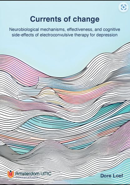 Tomorrow, Dore Loef will defend her thesis 'Currents of change: Neurobiological mechanisms, effectiveness, and cognitive side-effects of electroconvulsive therapy for depression ' in the VU aula at 1:45pm. You can watch online via: tinyurl.com/zbvk8y4u #ECT #depression