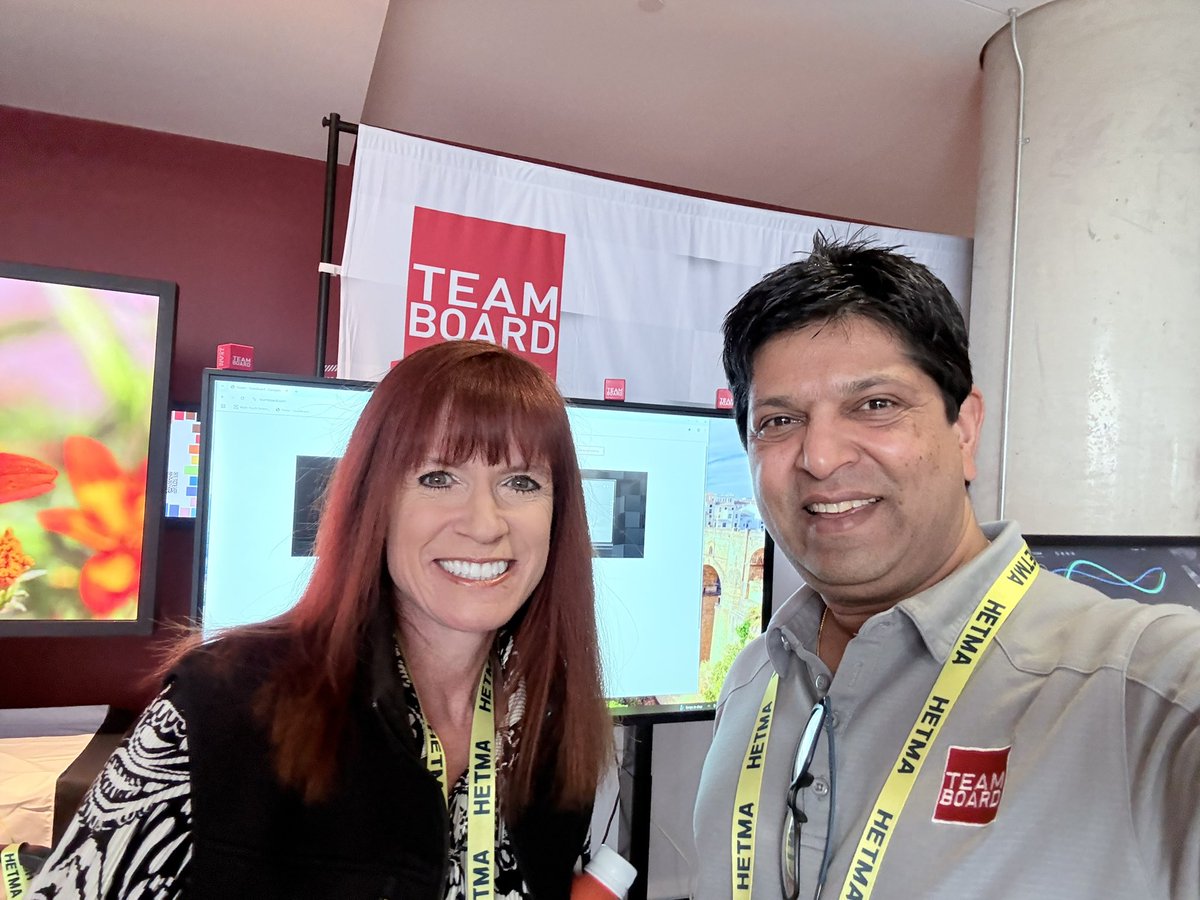 At the <a href="/HETMA_org/">HETMA</a> conference at <a href="/GeorgeBrownIntl/">GBC International</a> with <a href="/nancyblanchard/">Nancy Blanchard🇨🇦🇺🇸</a> from <a href="/Bose/">Bose</a>  and <a href="/TeamBoard/">TeamBoard</a>