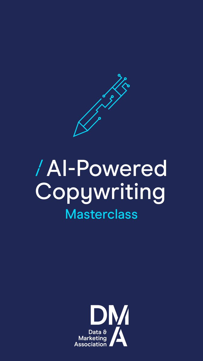 ttucker23's tweet image. Want to write better, faster, smarter?

Join me on the @theidm AI-Powered Copywriting Masterclass – 8 April 2025 (online).

Learn how to use AI to brainstorm, draft, edit and plan content with confidence.

Info &amp;amp; sign-up: theidm.com/course/ai-powe…

#AIcopywriting