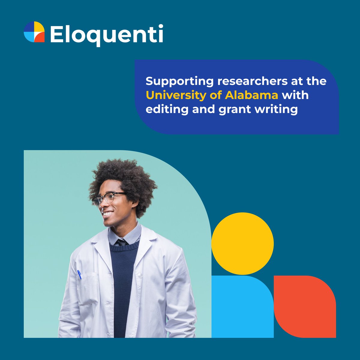 Eloquenti 🧪✍️📚 (@eloquenti) on Twitter photo ✨Eloquenti is now an authorized provider of scientific editing & grant writing services for the University of Alabama
<a href="/UofAlabama/">The University of Alabama</a> <a href="/UAHuntsville/">University of Alabama in Huntsville (UAH)</a> <a href="/uabmedicine/">UAB Medicine</a> <a href="/UABSurgery/">UAB Surgery</a> <a href="/UABDeptMed/">UAB Department of Medicine</a> <a href="/UABHeersink/">UAB Heersink School of Medicine</a> <a href="/uabsoph/">UAB School of Public Health</a> <a href="/UABPathology/">UAB Pathology</a> <a href="/UABRadiology/">UAB Radiology</a> <a href="/UABResearchDev/">UAB Research Development</a> <a href="/UAB_CAS/">UAB College of Arts & Sciences</a> @UABEducation <a href="/UABSON/">UAB School of Nursing</a> ✨Eloquenti is now an authorized provider of scientific editing & grant writing services for the University of Alabama
<a href="/UofAlabama/">The University of Alabama</a> <a href="/UAHuntsville/">University of Alabama in Huntsville (UAH)</a> <a href="/uabmedicine/">UAB Medicine</a> <a href="/UABSurgery/">UAB Surgery</a> <a href="/UABDeptMed/">UAB Department of Medicine</a> <a href="/UABHeersink/">UAB Heersink School of Medicine</a> <a href="/uabsoph/">UAB School of Public Health</a> <a href="/UABPathology/">UAB Pathology</a> <a href="/UABRadiology/">UAB Radiology</a> <a href="/UABResearchDev/">UAB Research Development</a> <a href="/UAB_CAS/">UAB College of Arts & Sciences</a> @UABEducation <a href="/UABSON/">UAB School of Nursing</a>