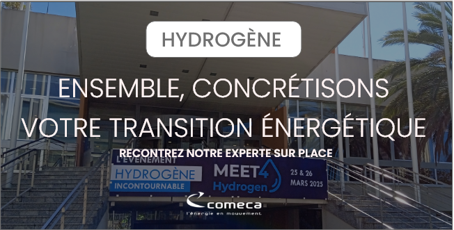 [EVENEMENT #HYDROGENE] 💧 En direct du salon #Meet4Hydrogen à Marseille !
Rencontrez notre experte #H2 sur place aujourd'hui et demain:
@Elisa Gourier ➡️hubs.ly/Q03dkwXt0
#TransitionEnergetique #Innovation #Hydrogène #COMECAGroup #Energie