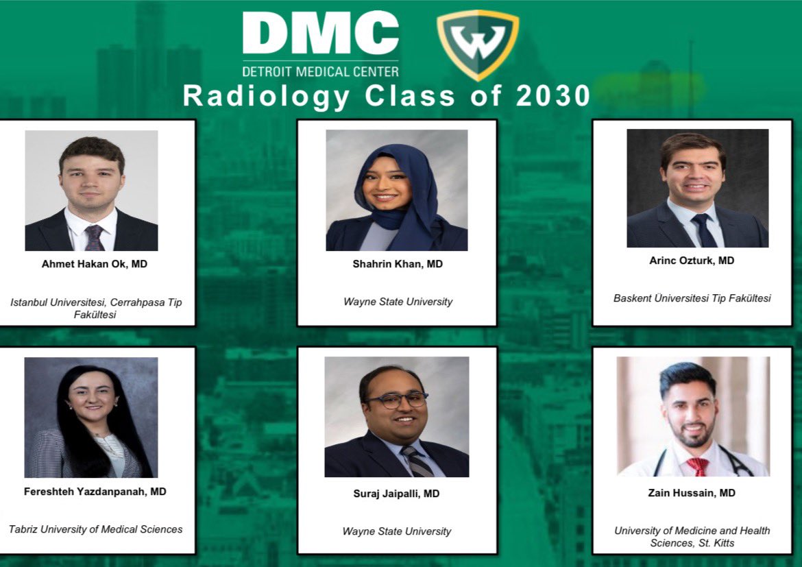 DMC Diagnostic Radiology Residency (@dmc_radiology) on Twitter photo Congratulations to all our #matched applicants! We look forward to you joining us @DMC_Heals <a href="/waynemedicine/">Wayne State University School of Medicine</a> in the heart of Detroit!
#Match2025 <a href="/TheNRMP/">NRMP®</a> <a href="/ABR_Radiology/">American Board of Radiology</a> <a href="/acgme/">ACGME</a> #FutureRadRes #Radiology #RadRes #RadEd Congratulations to all our #matched applicants! We look forward to you joining us @DMC_Heals <a href="/waynemedicine/">Wayne State University School of Medicine</a> in the heart of Detroit!
#Match2025 <a href="/TheNRMP/">NRMP®</a> <a href="/ABR_Radiology/">American Board of Radiology</a> <a href="/acgme/">ACGME</a> #FutureRadRes #Radiology #RadRes #RadEd