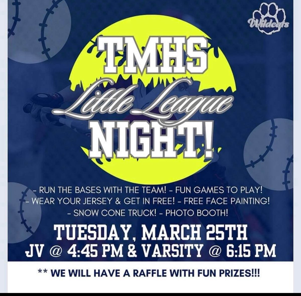 TMHS AthleticBooster (@tmhsathbooster) on Twitter photo Tonight TMHS softball is hosting their Little League Night! This fun event is open to all, bring your Littles and enjoy a great event!
<a href="/TISDTMHS/">Tomball Memorial High School</a> <a href="/TISDNIS/">Northpointe Intermediate</a> <a href="/WWJHATH/">Willow Wood Junior High Athletics</a> Tonight TMHS softball is hosting their Little League Night! This fun event is open to all, bring your Littles and enjoy a great event!
<a href="/TISDTMHS/">Tomball Memorial High School</a> <a href="/TISDNIS/">Northpointe Intermediate</a> <a href="/WWJHATH/">Willow Wood Junior High Athletics</a>