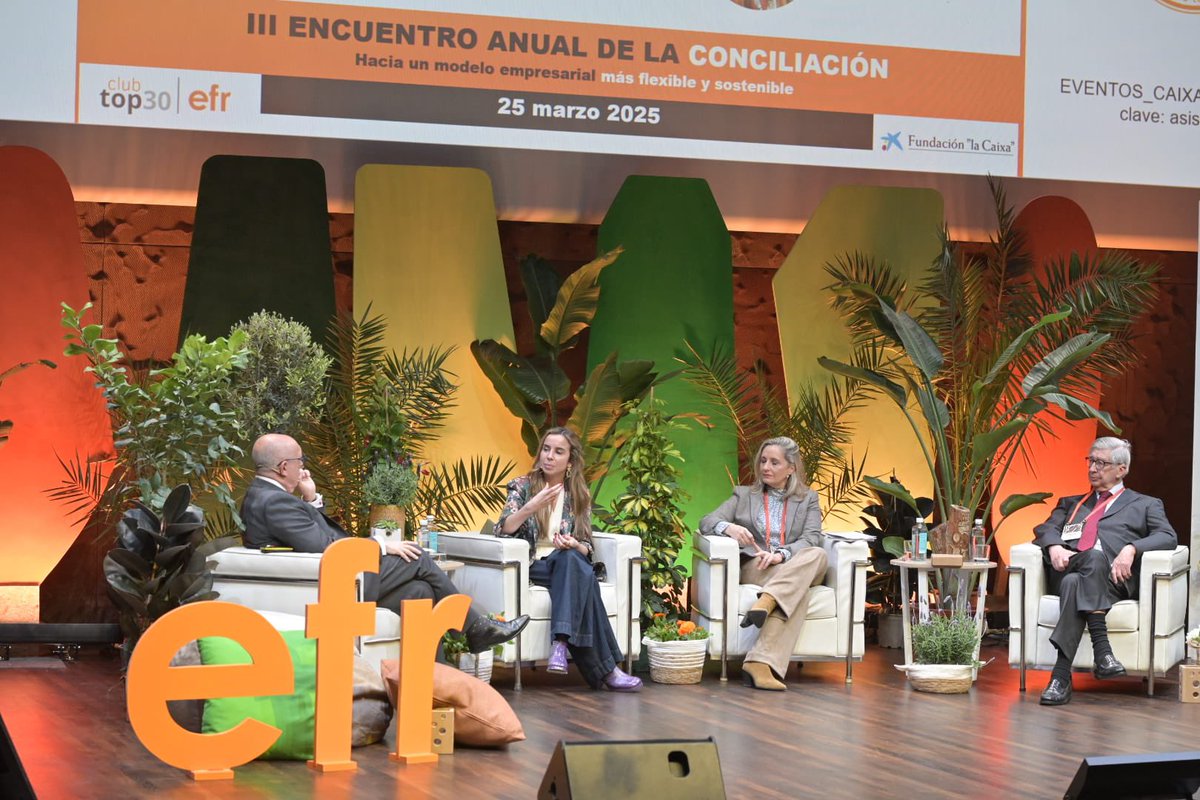 Vamos con la última mesa #IIIEncuentroConciliación ‘Conciliación y sostenibilidad generacional’ con:
🗣️<a href="/alfonsojimenezf/">Alfonso Jiménez PhD</a> #ExecAvenue
🗣️<a href="/cristinasancho/">Cristina Sancho 🇪🇸🇪🇺</a> (<a href="/AsocEyC/">EJE&CON</a> <a href="/FAranzadiLALEY/">Fundación_AranzadiLALEY</a>)
🗣️Rafael Puyol <a href="/UNIRuniversidad/">Universidad Internacional de La Rioja (UNIR)</a> 
🗣️Marta Muñoz <a href="/Reale_Seguros/">Reale Seguros</a>