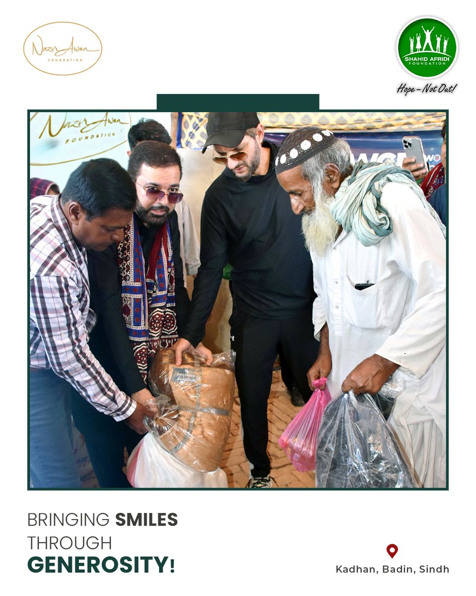 Shahid Afridi Foundation tweet media