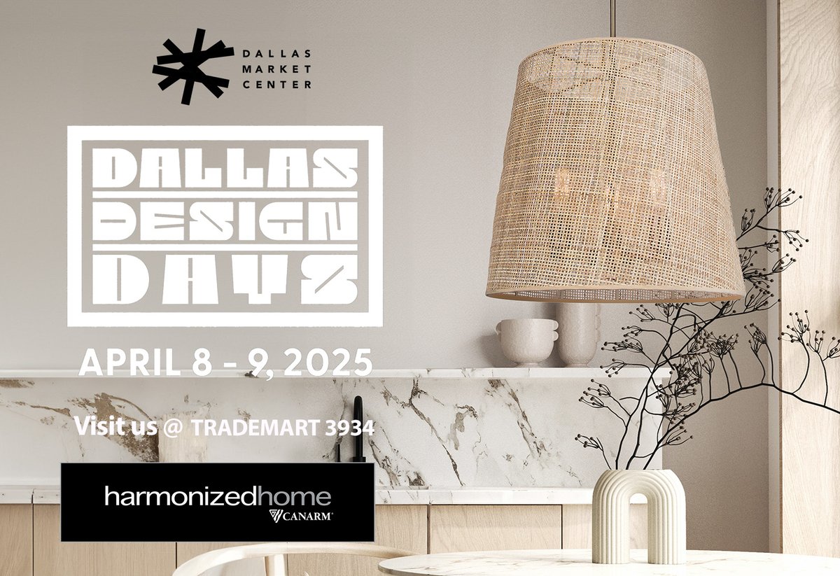 Join us at Dallas Design Days! ✨

 We can't wait to see you at Dallas Design Days — happening April 8th–9th at Trademart 3934! 🎉 Come explore our latest designs, get inspired, and connect with us.
#dallasdesigndays #tradenart3934