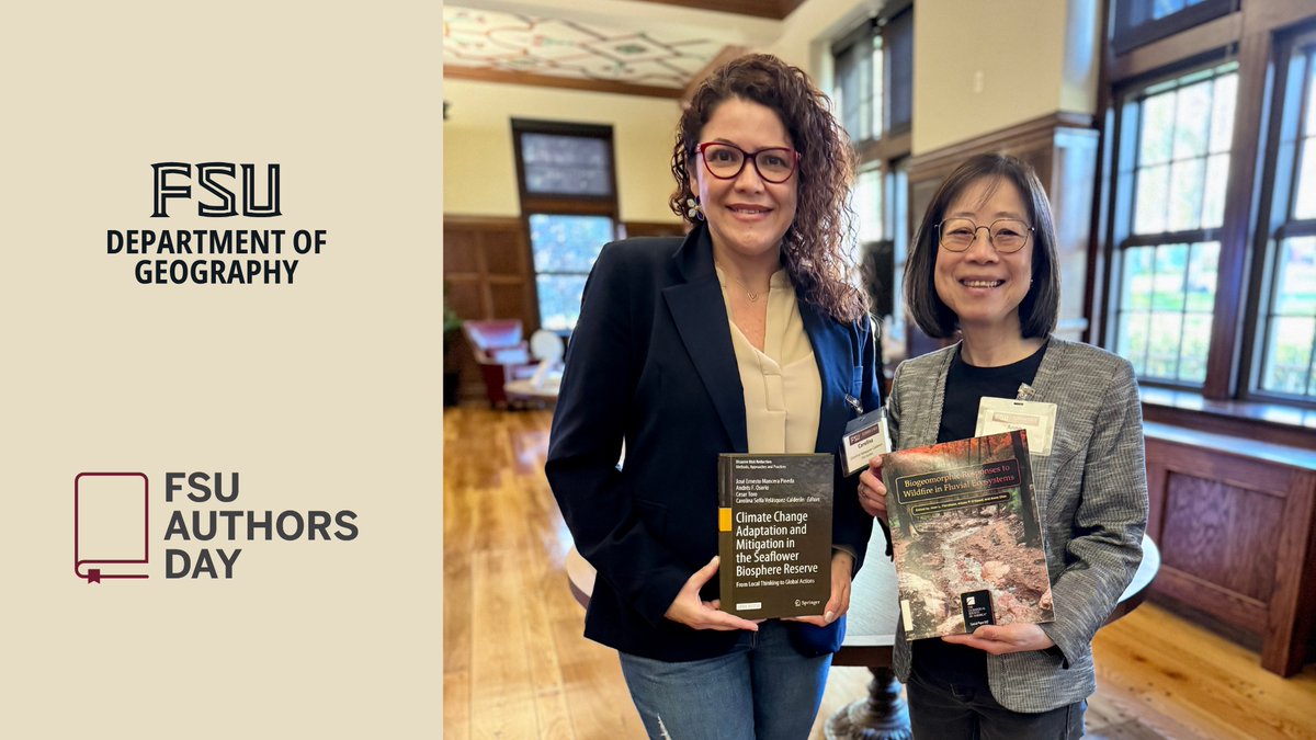 Dr. Carolina Velasquez and Dr. Anne Chin celebrated their recently published books at FSU Authors Day on March 6! Dr. Tyler McCreary's book was also celebrated at the event.

Learn more about Authors Day and these publications here: fsulib.com/celebrating-fs…