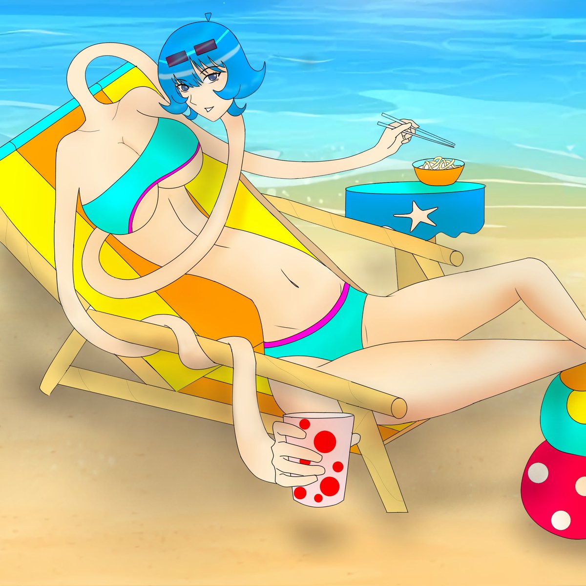 Lastic_12's tweet photo. Lastica is back to relaxing on the beach. ❤️
"Nice weather please get me some water I'm thirsty"❤️ https://t.co/CV52Eyz51h