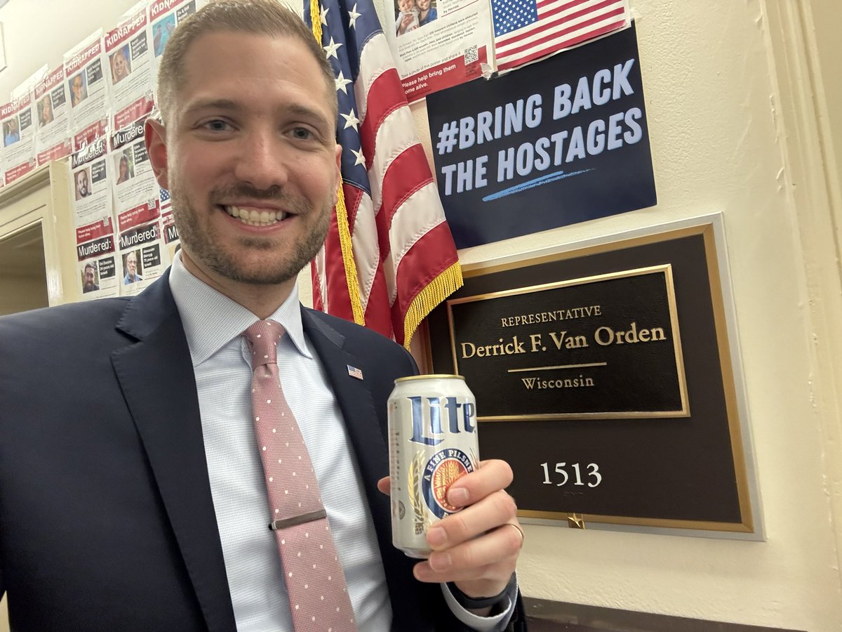 There are perks to visiting the Wisconsin delegation in Washington, DC.

Thanks Congressman <a href="/derrickvanorden/">Derrick Van Orden</a> for the beer!
