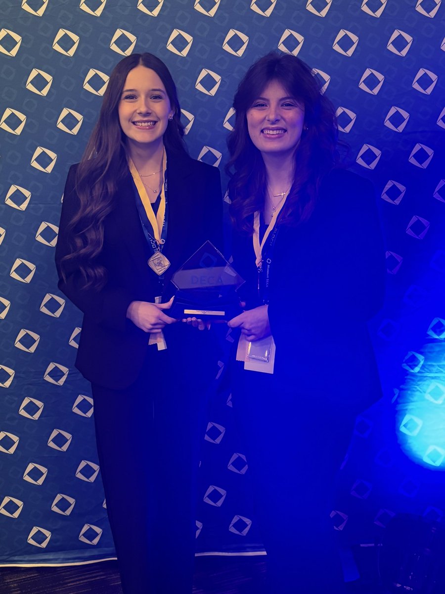 Congratulations to Sladyr Duncan &amp; Abi Roe … they punched their ticket to DECA International Competition!

3rd place for their IMCS project! 

Way to go girls!