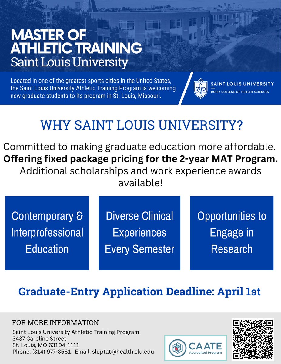 SLU AT Program tweet media