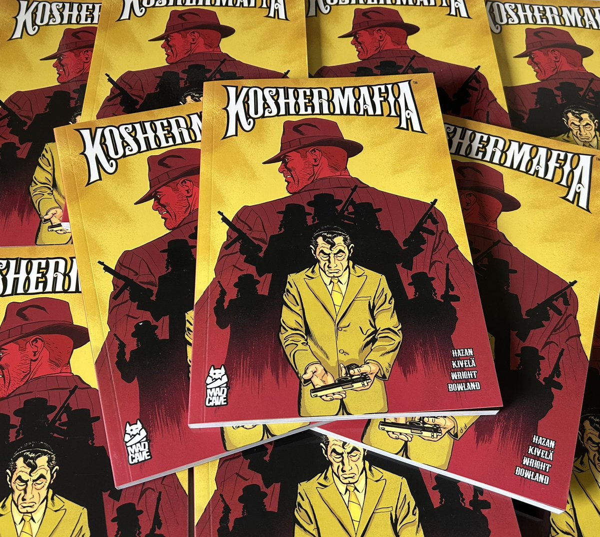 Ellie Wright (@elliewrightart) on Twitter photo Thank you so to much <a href="/MadCaveStudios/">Mad Cave Studios</a> for these beautiful books! KOSHER MAFIA is out now! W <a href="/DavidTHazan/">David Hazan</a> A <a href="/sami_kivela/">Sami Kivelä</a> C <a href="/elliewrightart/">Ellie Wright</a> L <a href="/SimonBowland/">Simon Bowland</a> & <a href="/chasexclamation/">Chas! Pangburn</a> E <a href="/jamesbemmett/">James Emmett is either editing or trying to sleep!</a> Thank you so to much <a href="/MadCaveStudios/">Mad Cave Studios</a> for these beautiful books! KOSHER MAFIA is out now! W <a href="/DavidTHazan/">David Hazan</a> A <a href="/sami_kivela/">Sami Kivelä</a> C <a href="/elliewrightart/">Ellie Wright</a> L <a href="/SimonBowland/">Simon Bowland</a> & <a href="/chasexclamation/">Chas! Pangburn</a> E <a href="/jamesbemmett/">James Emmett is either editing or trying to sleep!</a>