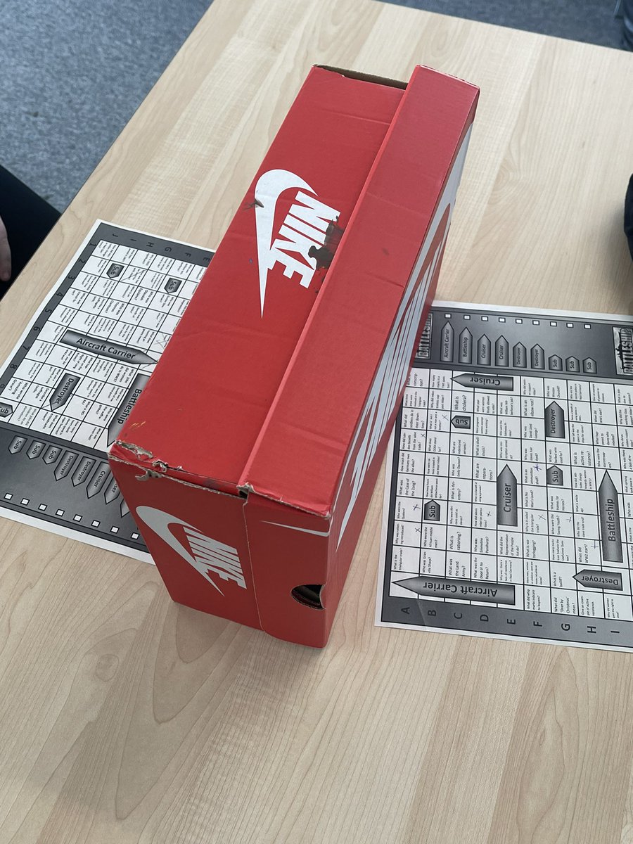 Revision central today for the N5s - dice challenge, revision pong, jenga and battleships 🫡