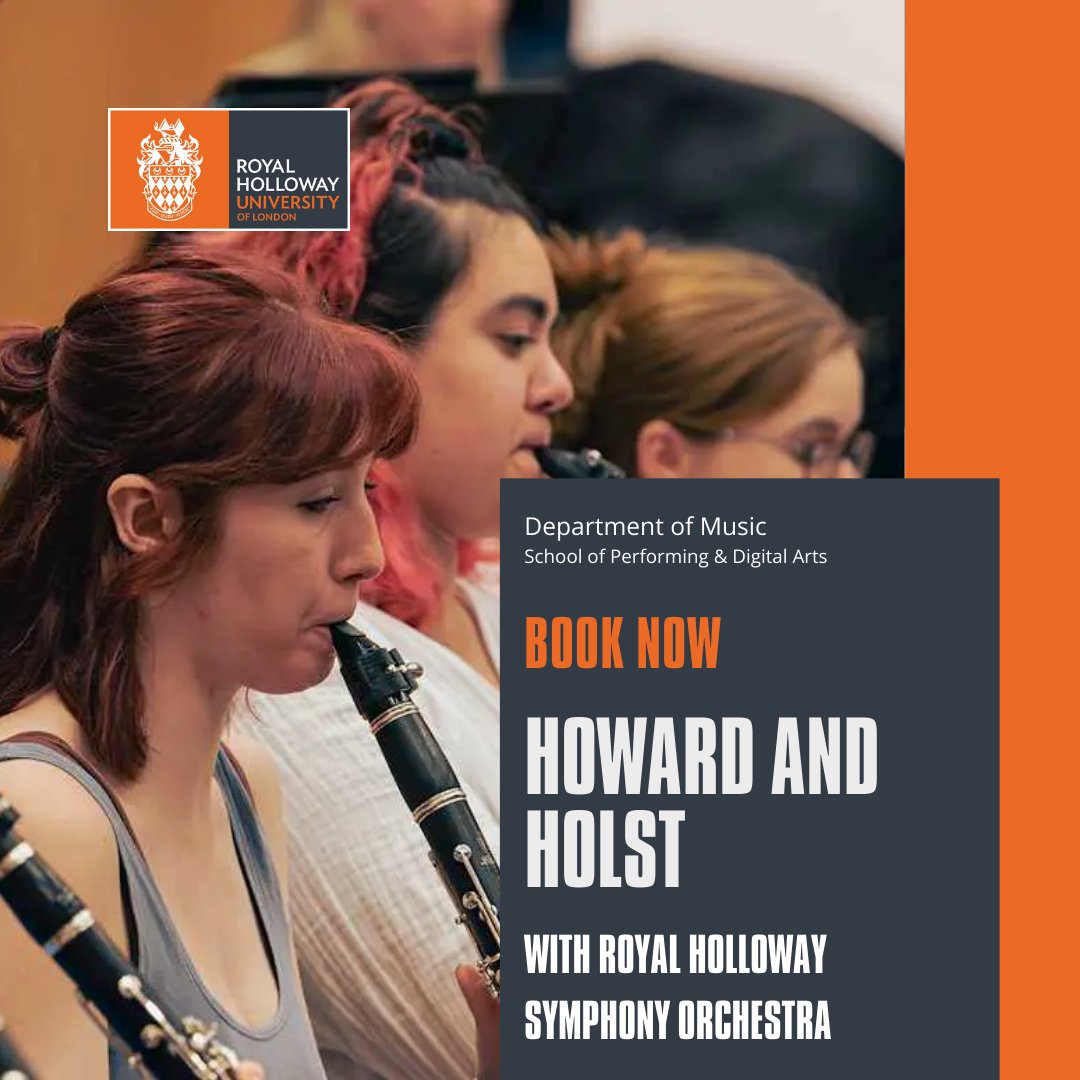 California-born conductor Rebecca Miller takes the helm for a musical journey with our Royal Holloway Symphony Orchestra for this orchestral extravaganza featuring Holst’s The Planets and Dani Howard’s dazzling Trombone Concerto, with trombonist Amelia Lewis.