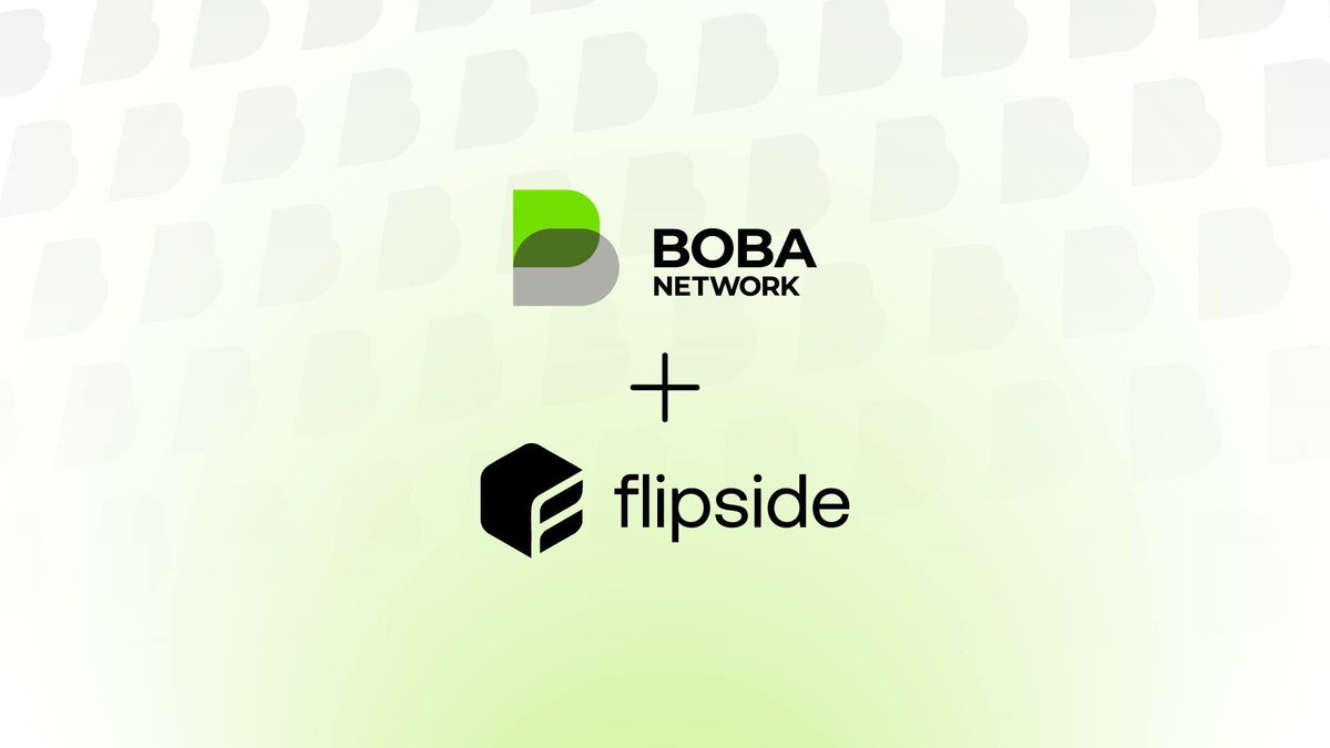Excited to team up with Flipside for Boba's DeFi quests!

Learn how to use Boba's connected DeFi flywheel while earning rewards through each step.

Start your journey below! 👇