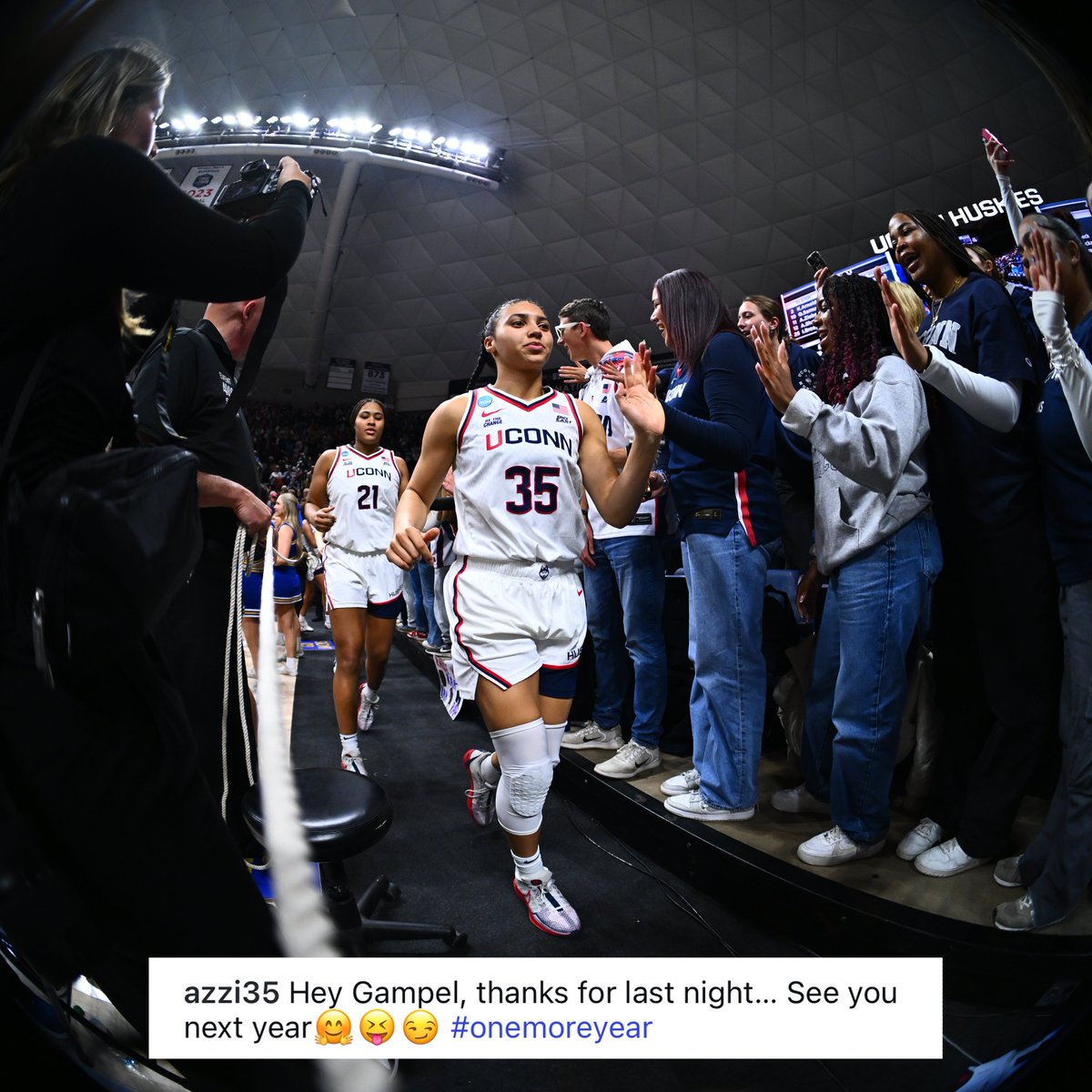 Azzi Fudd will return to UConn next season!
