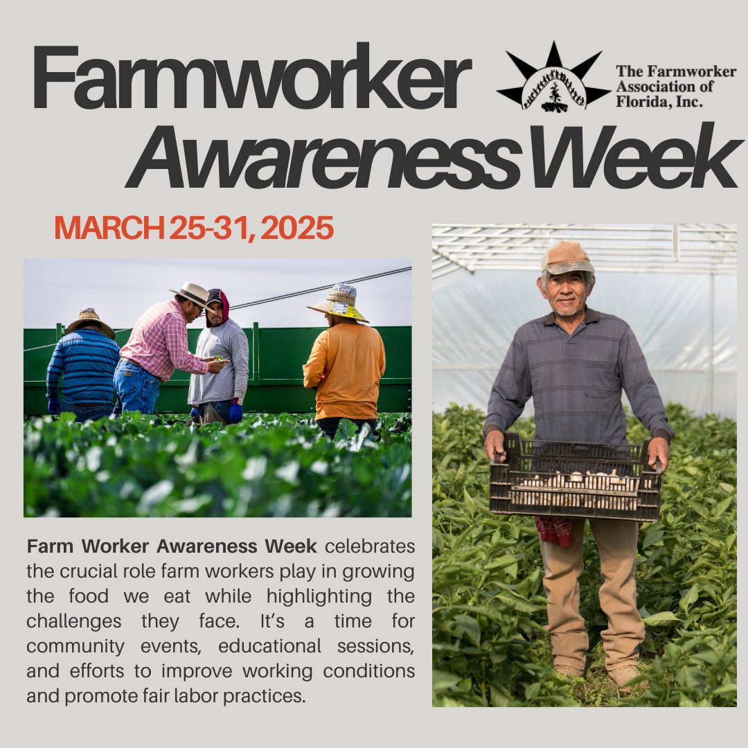 Showing hope and acknowledging daily effort. Join the celebration of National Farmworker Awareness Week!