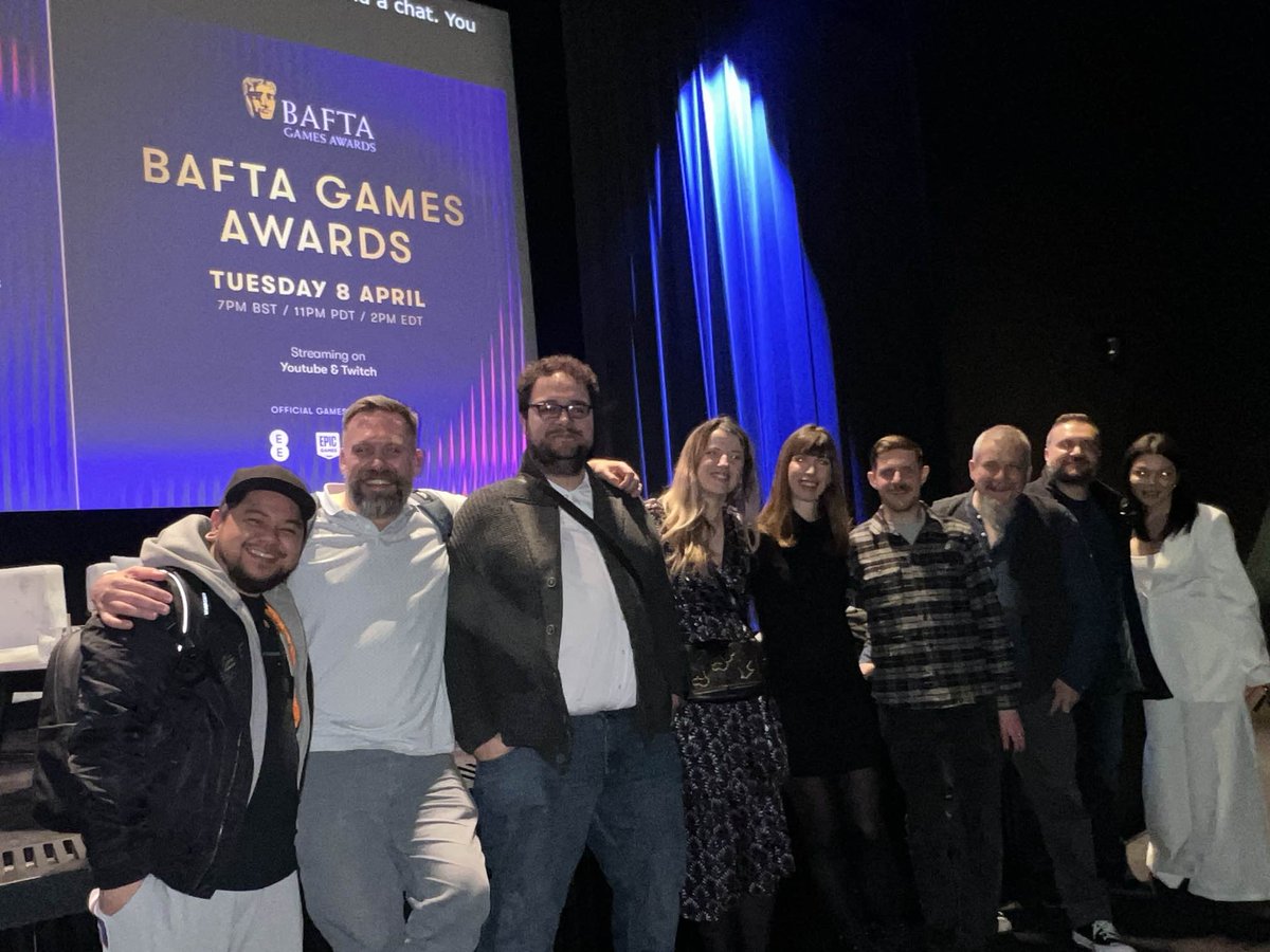 Still Wakes the Deep (@swtd_game) on Twitter photo Part of the privilege of being nominated for eight (?!) Baftas is sharing knowledge and making friends with other astounding devs.
Yesterday our Associate Art Director Laura Dodds represented us brilliantly for a panel at <a href="/BAFTAGames/">BAFTA Games</a>. & our team members came down to support!! 💙 Part of the privilege of being nominated for eight (?!) Baftas is sharing knowledge and making friends with other astounding devs.
Yesterday our Associate Art Director Laura Dodds represented us brilliantly for a panel at <a href="/BAFTAGames/">BAFTA Games</a>. & our team members came down to support!! 💙