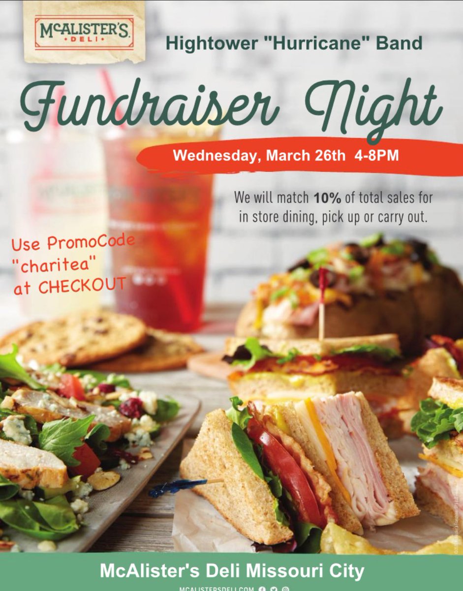 Help Support <a href="/HightowerHSBand/">Hightower Hurricane Band</a>  tomorrow night!!