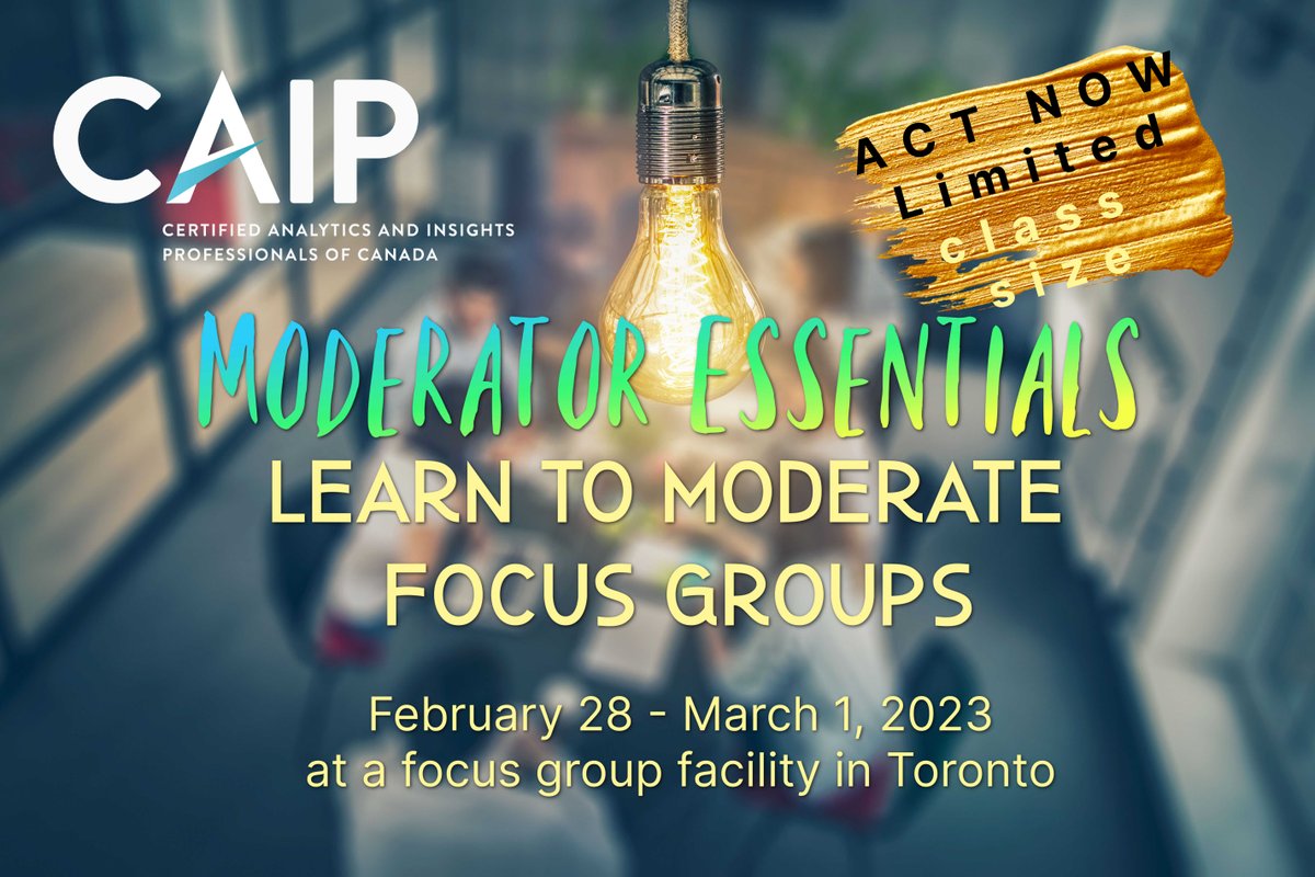 Moderator Essentials on April 8-9 - last chance to register - mailchi.mp/canadianresear…