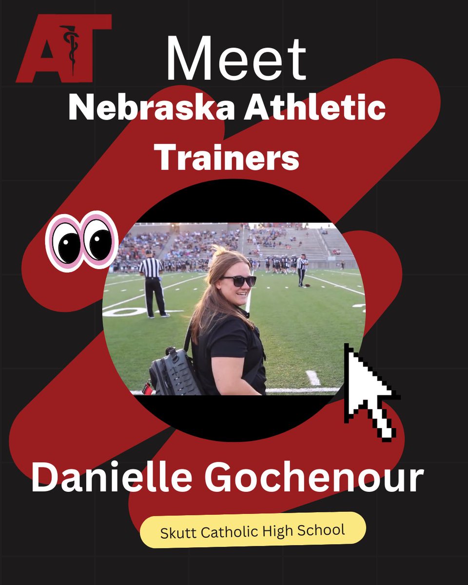 As we continue celebrating NATM &amp; Women’s History Month, the NSATA EDAC proudly recognizes Danielle Gochenour, an AT at Skutt Catholic High School, for her dedication to athlete care, mentorship, and advocacy. Thank you Danielle! 💙💪 #NATM #WomensHistoryMonth #EDAC365