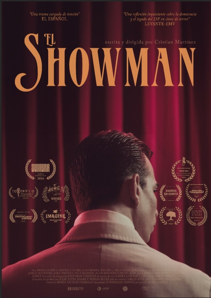 NostromoCom's tweet photo. Arrancamos con la prensa del cortometraje #ElShowman, un thriller terrorífico de factura exquisita dirigido por Cristian Martínez que acumula ya seis premios en festivales de género especializados. https://t.co/kvp4lJMnwE