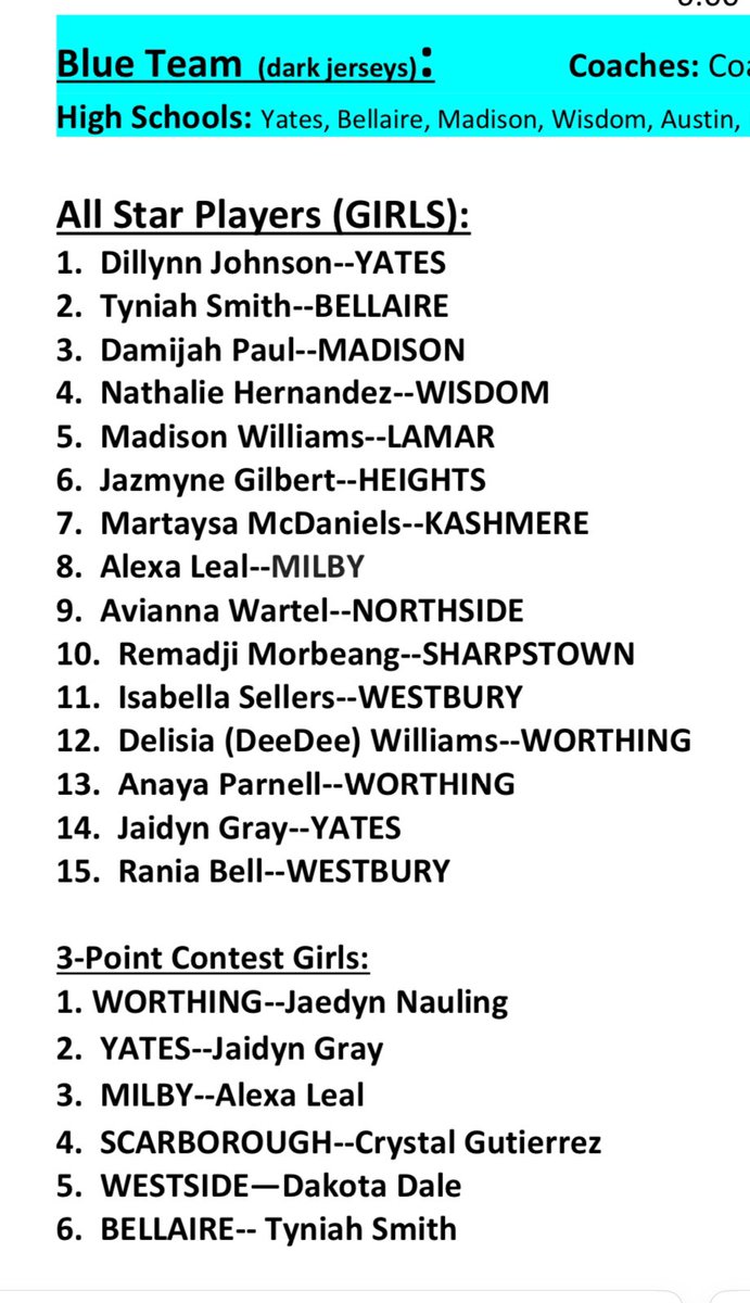🚨🚨🚨🎉It is my pleasure to announce that a Jack Yates Lady Lions Basketball player “Jaidyn Gray” has been chosen and named for The 2025 HISD Basketball All-Star Game. 
📆March 28, 2025
⏰ 6:00pm
📍Butler Field House
#️⃣2️⃣1️⃣🏀🦁❤️💛 
<a href="/HISDAthletics/">Houston ISD Athletics & UIL Academics</a>