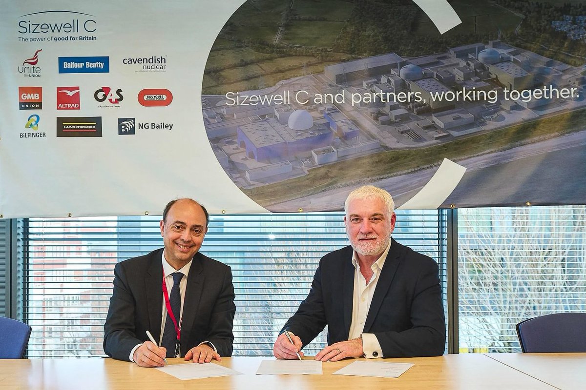 Sizewell C (@sizewellc) on Twitter photo 📢 We are excited to announce the signing of a strategic contract with <a href="/Equans_France/">Equans France</a> for the supply of heating, ventilation, and air conditioning (HVAC) systems for the future Sizewell C nuclear power plant in the UK.
Equans France brings its expertise from Hinkley Point C to 📢 We are excited to announce the signing of a strategic contract with <a href="/Equans_France/">Equans France</a> for the supply of heating, ventilation, and air conditioning (HVAC) systems for the future Sizewell C nuclear power plant in the UK.
Equans France brings its expertise from Hinkley Point C to