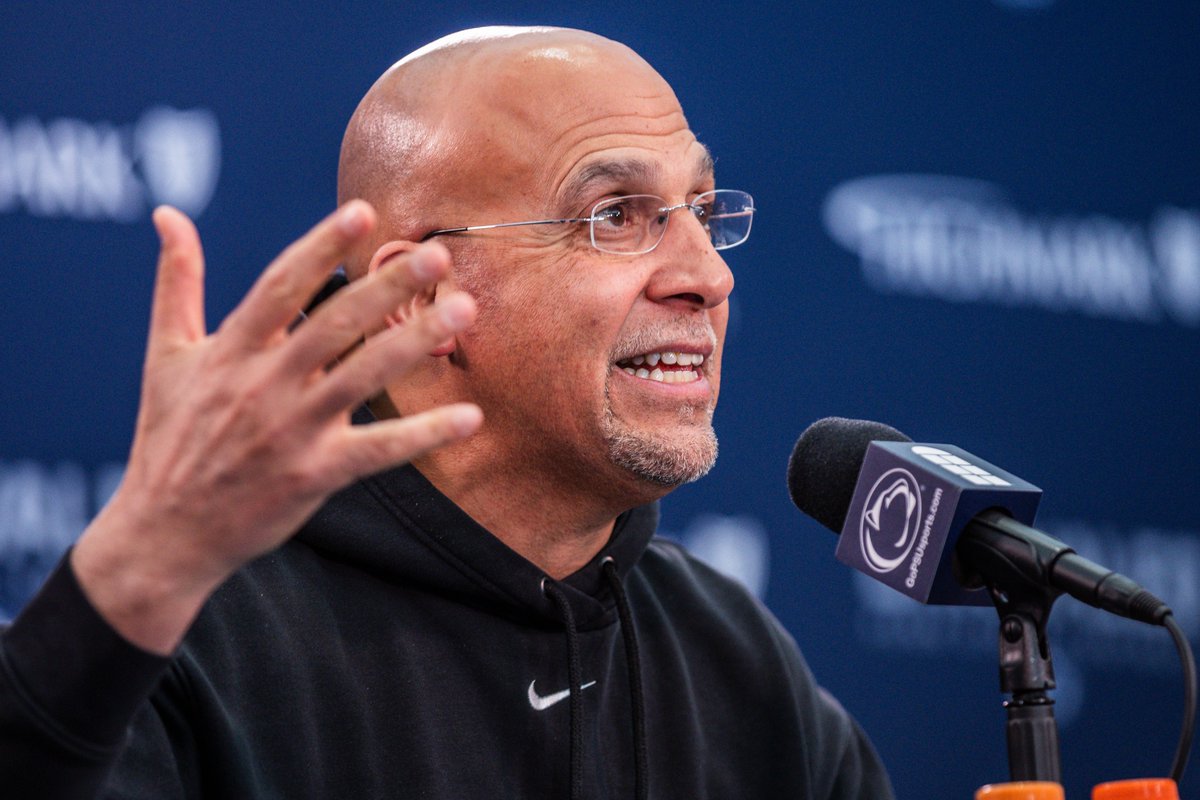 Joe Hermitt (@joehermitt) on Twitter photo Penn State head coach James Franklin speaks to the media on the first day of spring practice. <a href="/coachjfranklin/">James Franklin</a> <a href="/psufootball/">Penn State Football</a> Penn State head coach James Franklin speaks to the media on the first day of spring practice. <a href="/coachjfranklin/">James Franklin</a> <a href="/psufootball/">Penn State Football</a>
