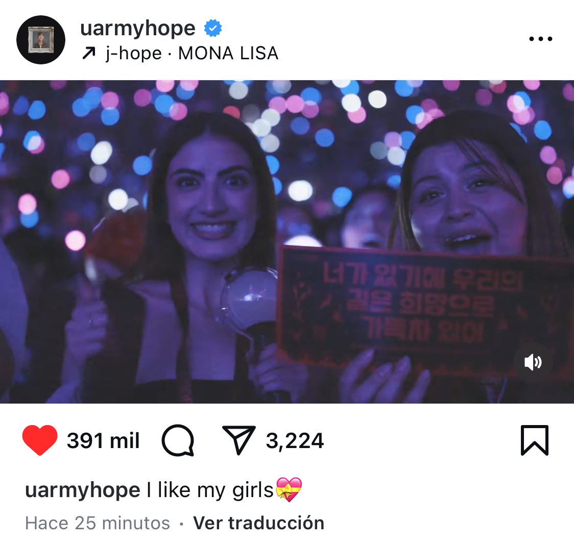 mxcharts's tweet photo. ARMY México, Hobi si vio el banner 💜

¡Gracias por llevarle el mensaje y hacerle saber lo valioso que es para todo nuestro fandom nacional!

“Nuestro camino está lleno de esperanza gracias a ti” 

https://t.co/5jefdJyJ2r https://t.co/TzXqB95xJK