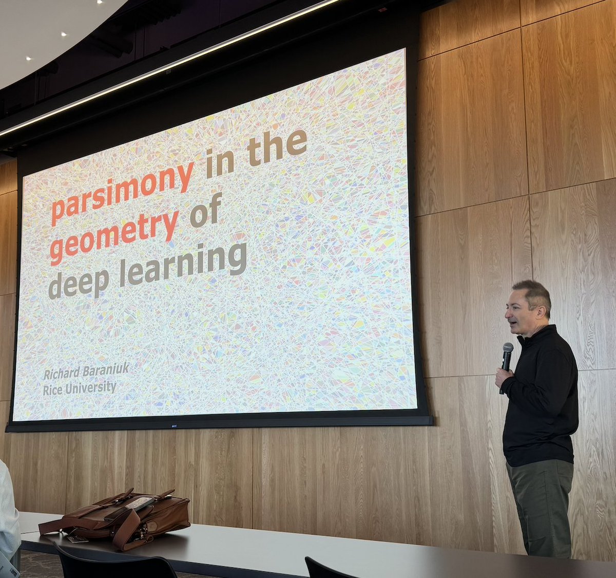 Yu-Xiang Wang (@yuxiangw_cs) on Twitter photo Super excited to be at Stanford for #CPAL2025 this week. Very fitting for <a href="/rbaraniuk/">Richard Baraniuk</a> to kick start the exceptional three-day program by telling us how Continuous Piecewise Affine Layers and splines play a central role in modern deep learning. Super excited to be at Stanford for #CPAL2025 this week. Very fitting for <a href="/rbaraniuk/">Richard Baraniuk</a> to kick start the exceptional three-day program by telling us how Continuous Piecewise Affine Layers and splines play a central role in modern deep learning.