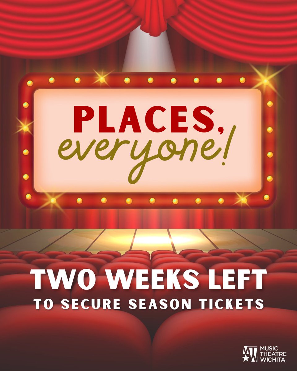 The Best seats and basically a FREE show in your pocket! Plus UNLIMITED exchanges - all gone in two weeks. Just 3 easy payments of $48 gets you an #MTWichita season subscription before single tickets steal the spotlight on April 7. Subscribe Now:
mtwichita.wufoo.com/forms/2025-mtw…