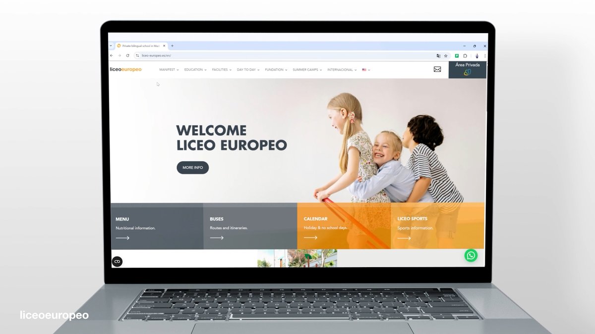 🌐 The wait is over! We’re launching the new Liceo Europeo website—more intuitive, modern, and designed to enhance your experience. 🚀

✨ New look, same commitment to excellence

🔗 Explore it now!
liceo-europeo.es

—

🌐 ¡La espera ha terminado! Lanzamos la nueva web de