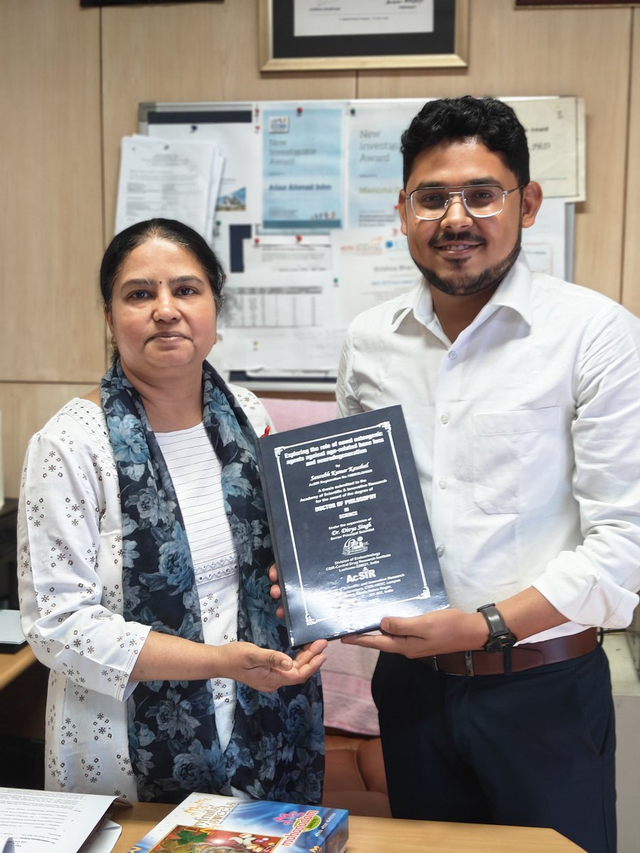 Divya singh_ lab (@divyasingh_lab) on Twitter photo Big congratulations to Mr. Saurabh Kumar Kaushal <a href="/K18Saurabh/">Saurabh Kaushal</a> for submitting his PhD thesis! π Your perseverance, hard work, and dedication have truly paid off. Wishing you all the best as you take the next steps in your career π§¬π¬π<a href="/Divya213/">Divya Singh</a> <a href="/cdriacademy/">CDRI-Academy and Research</a> <a href="/CSIR_CDRI/">CSIR-CDRI</a> <a href="/AcSIR_India/">AcSIR</a> Big congratulations to Mr. Saurabh Kumar Kaushal <a href="/K18Saurabh/">Saurabh Kaushal</a> for submitting his PhD thesis! π Your perseverance, hard work, and dedication have truly paid off. Wishing you all the best as you take the next steps in your career π§¬π¬π<a href="/Divya213/">Divya Singh</a> <a href="/cdriacademy/">CDRI-Academy and Research</a> <a href="/CSIR_CDRI/">CSIR-CDRI</a> <a href="/AcSIR_India/">AcSIR</a>