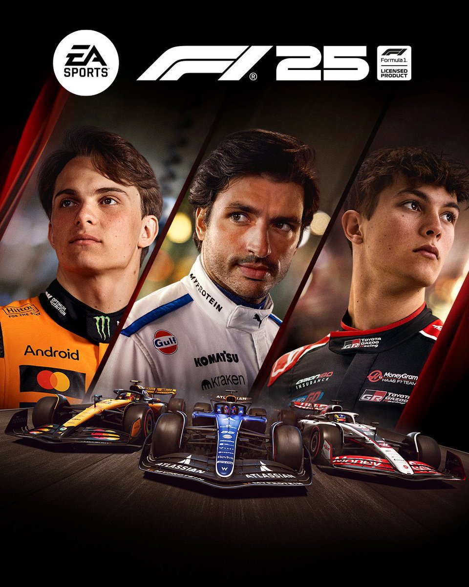 ElReyGuiri's tweet image. 🚨 OFICIAL

La portada del F1 25 versión estándar