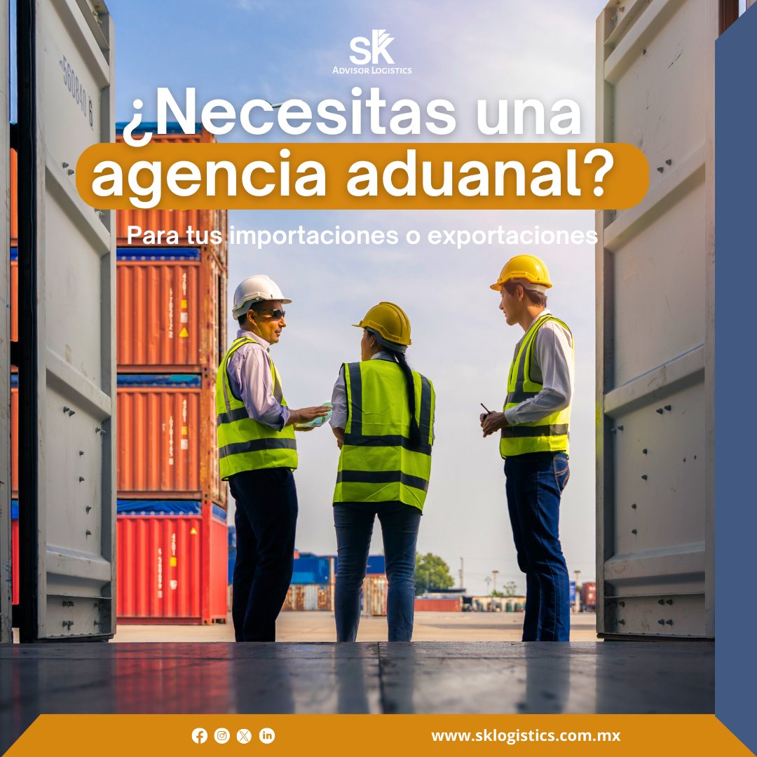 ¿Necesitas una agencia aduanal?

Importar y exportar sin problemas aduanales es posible si tienes el equipo correcto a tu lado. Si quieres tranquilidad en tus operaciones internacionales, déjalo en nuestras manos.
sklogistics.com.mx

#ComercioInternacional #AgenciaAduanal
