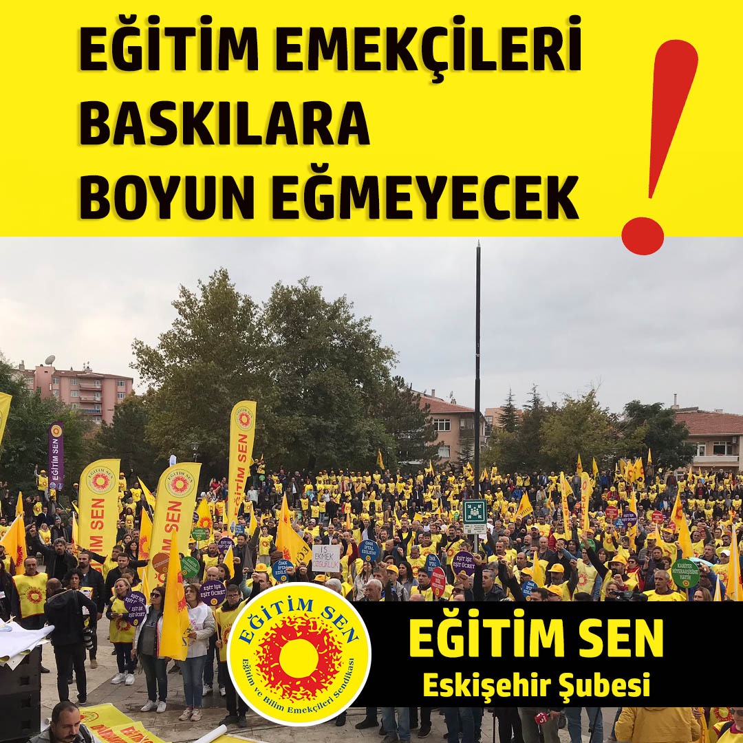 KURTULUŞ YOK TEK BAŞINA YA HEP  BERABER YA HİÇ BİRİMİZ!  #BaskılarBiziYıldıramaz