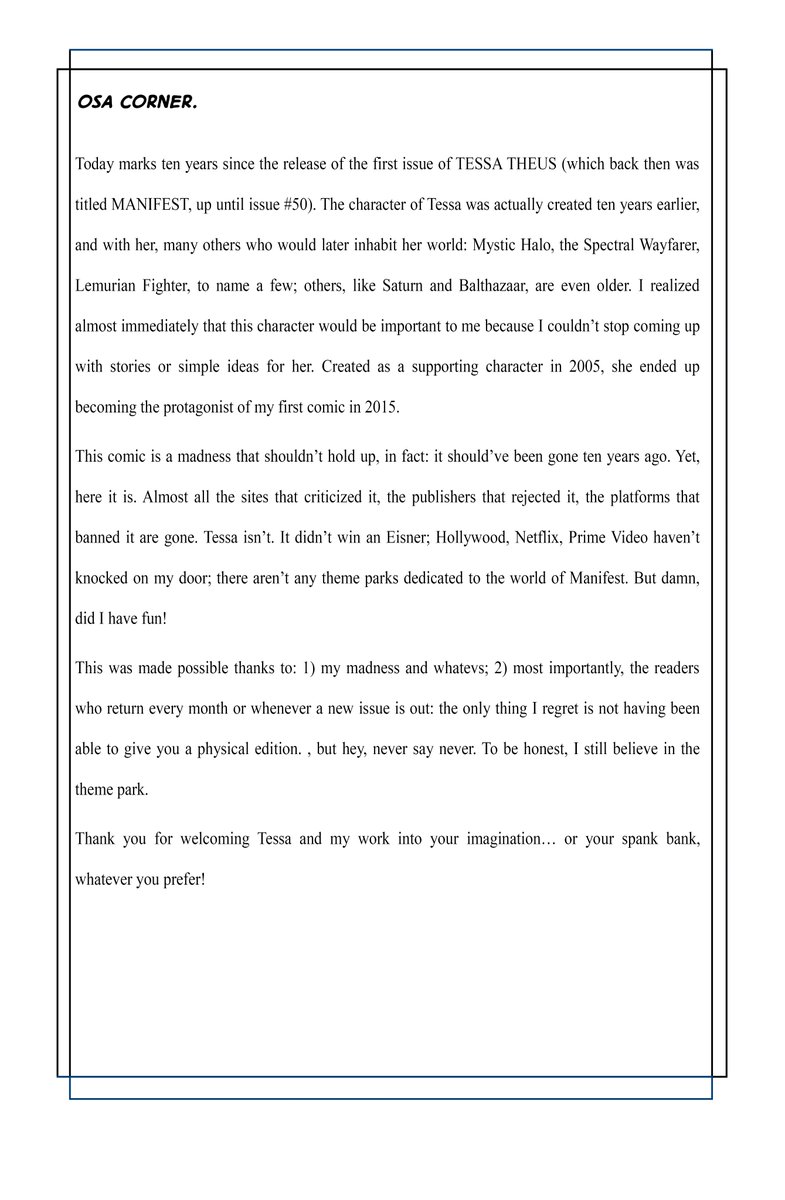 10th year anniversary plus new issue tomorrow!