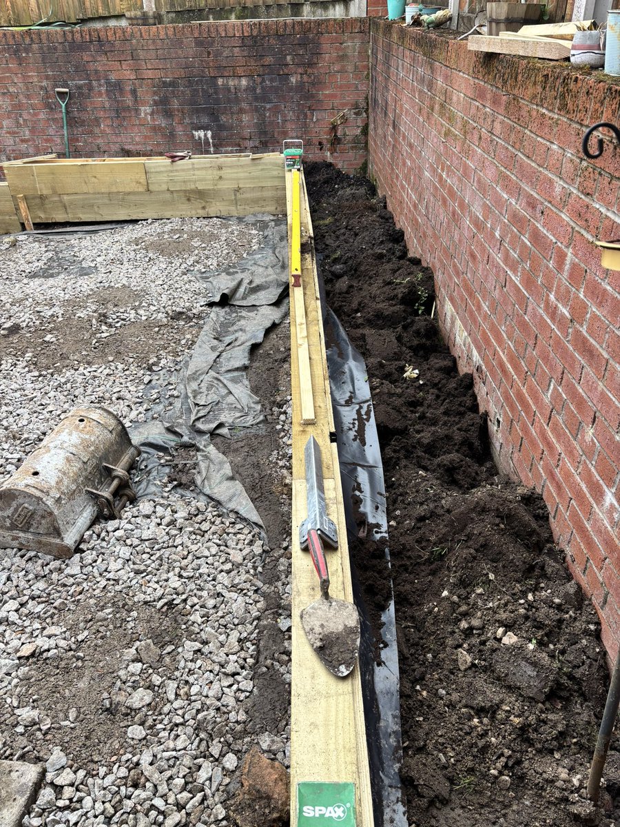 Lots of excitement and mud at #Bay6 as we are having a garden overhaul! #excited