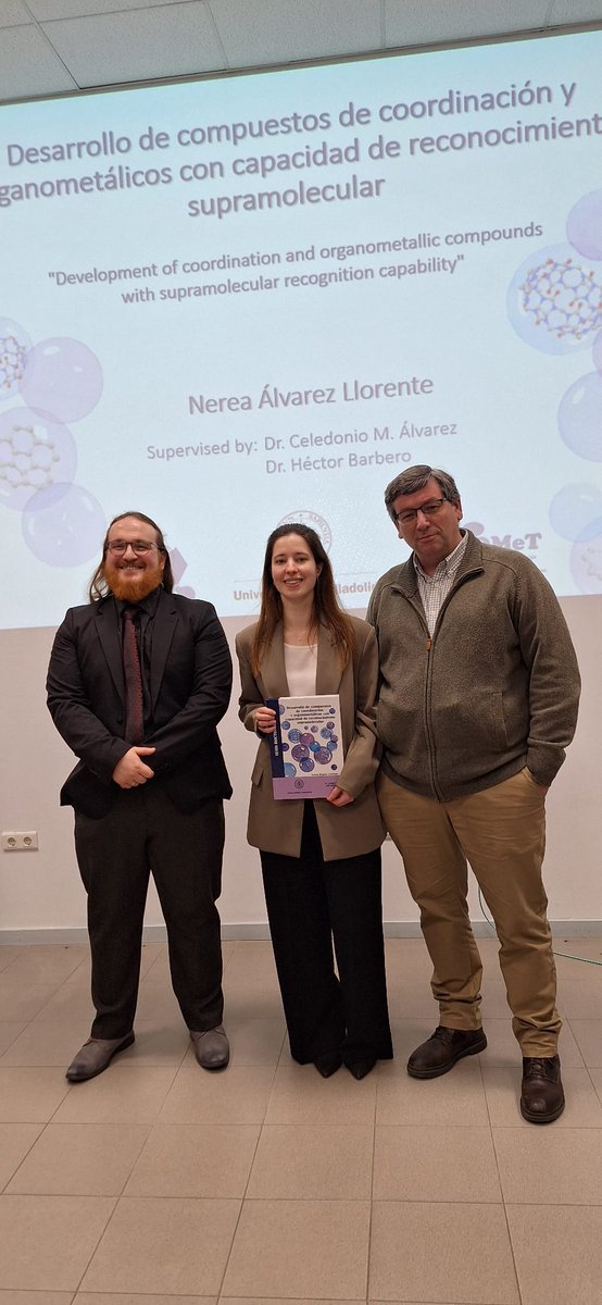 Nerea (@nereaalv_96) on Twitter photo Yesterday I defended my PhD at <a href="/GIRMIOMeT/">Grupo de Investigación MIOMeT</a>! 🤩
Thanks to everybody who shared this journey with me, especially my labmates and supervisors <a href="/HBarbero_PhD/">Hector Barbero</a> and <a href="/CeledonioAlvare/">Celedonio Alvarez</a> for all the support throughout these years 💙 Yesterday I defended my PhD at <a href="/GIRMIOMeT/">Grupo de Investigación MIOMeT</a>! 🤩
Thanks to everybody who shared this journey with me, especially my labmates and supervisors <a href="/HBarbero_PhD/">Hector Barbero</a> and <a href="/CeledonioAlvare/">Celedonio Alvarez</a> for all the support throughout these years 💙