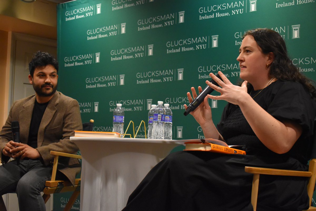 It was wonderful to host Ferdia Lennon for a special conversation on “Glorious Exploits” at GIH last night! Many thanks to all who joined us for a brilliant evening. 👀